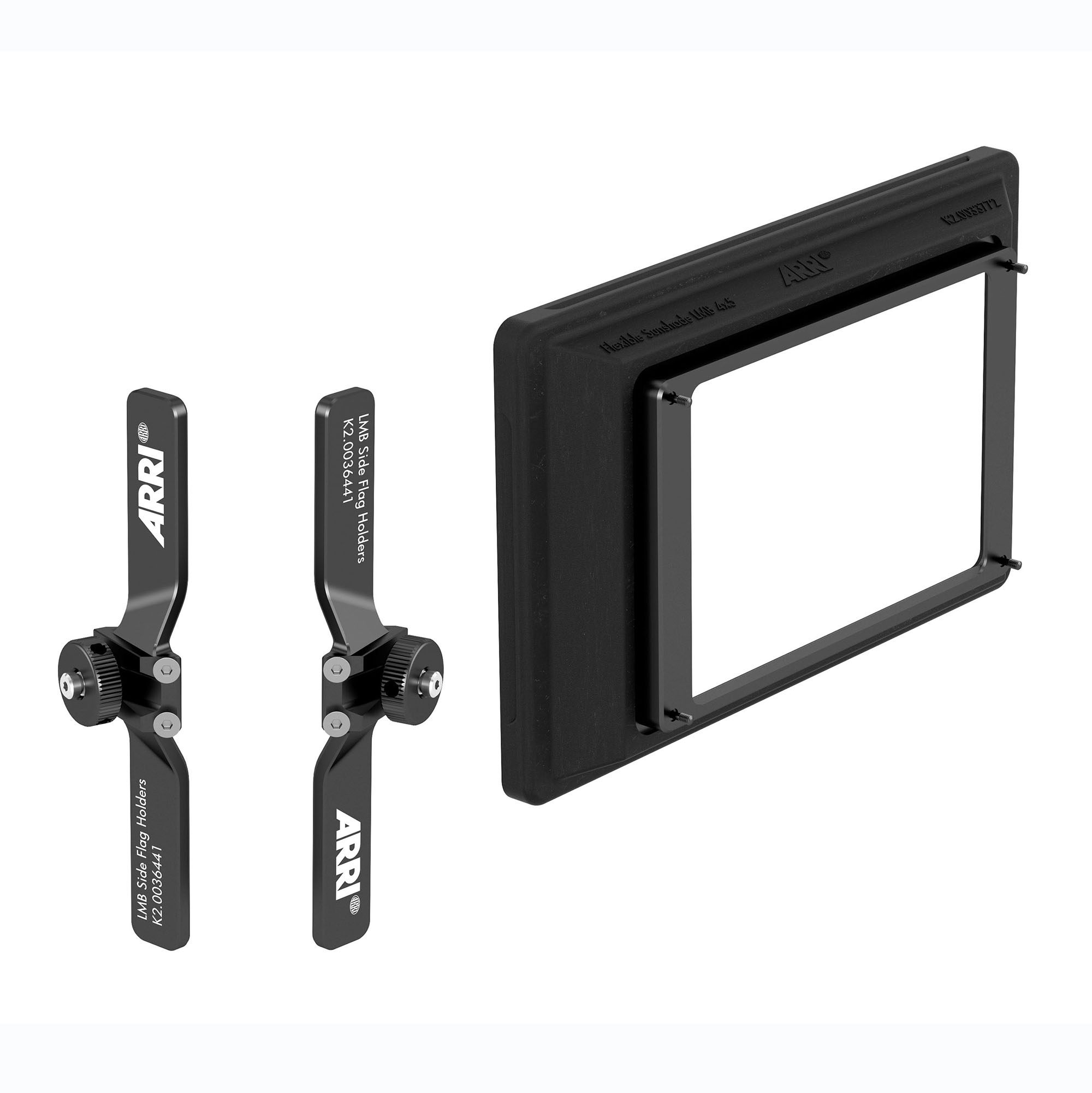 Flexible Sunshade Side Flag Holders Set