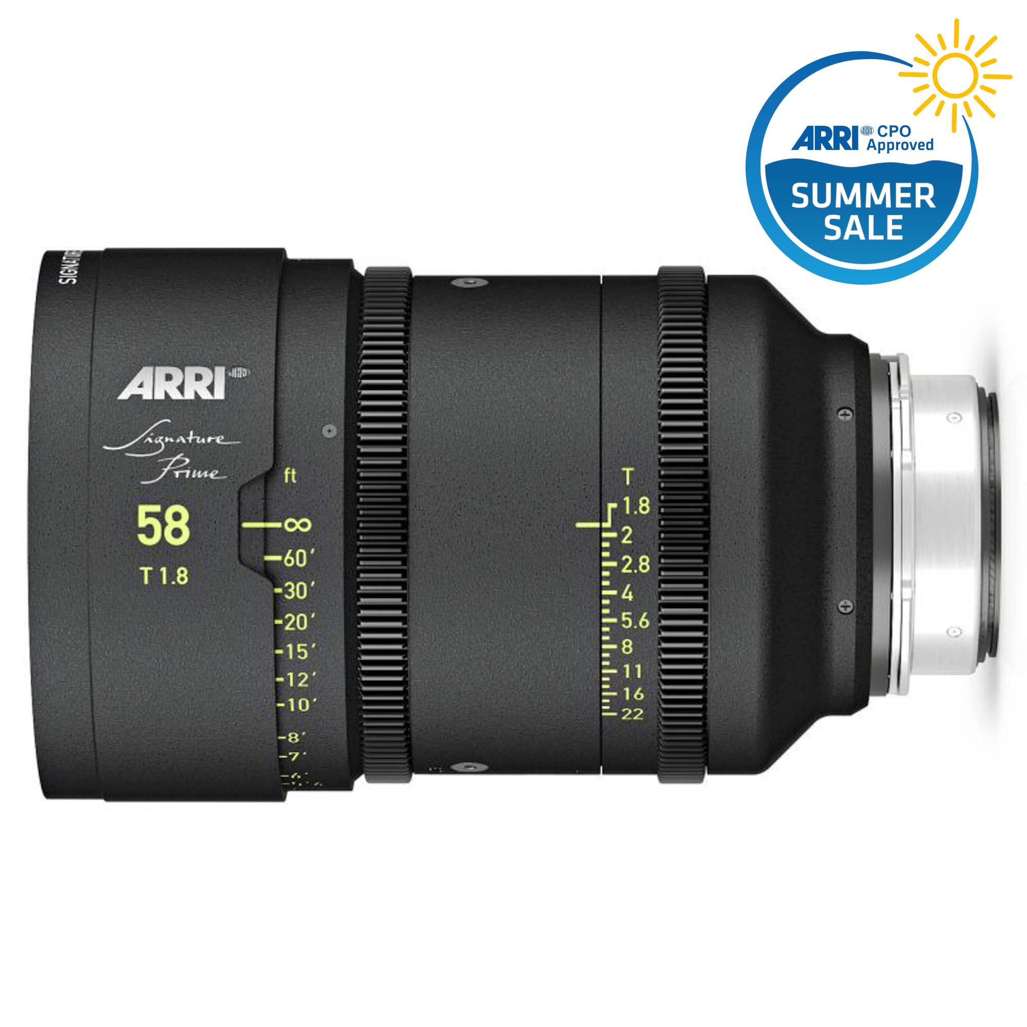 ARRI SIGNATURE PRIME 58/T1.8 F